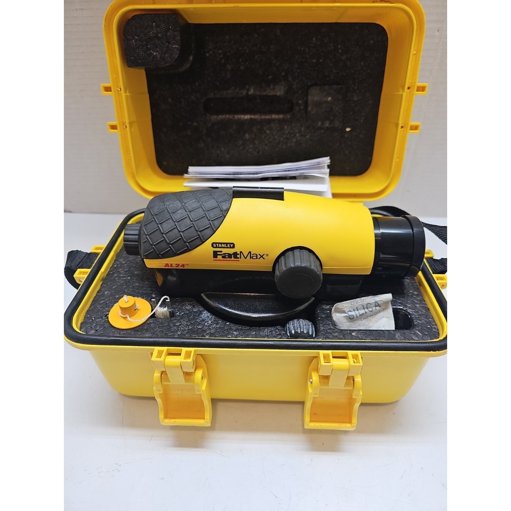 Stanley Fat Max Automatic Level Kit AL24 With Case And Manual